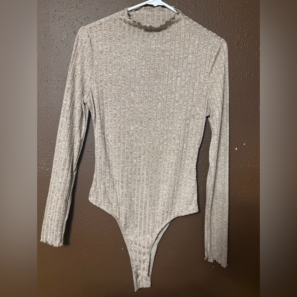 $5 for $20 item: Ribbed Long Sleeve Bodysuit